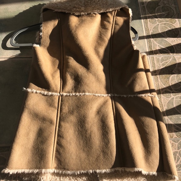 COPY - NWOT Vintage American Leather/fleece Vest Medium - Picture 2 of 6